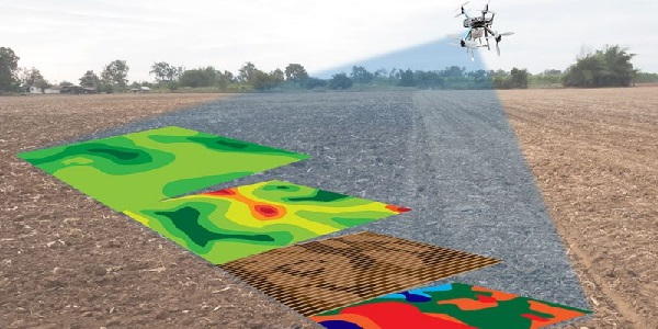Oppmåling av terreng med drone