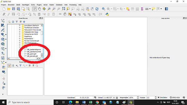 QGIS-nettleserpanel
