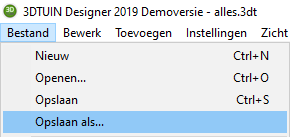 Lagre som i 3D Garden Designer